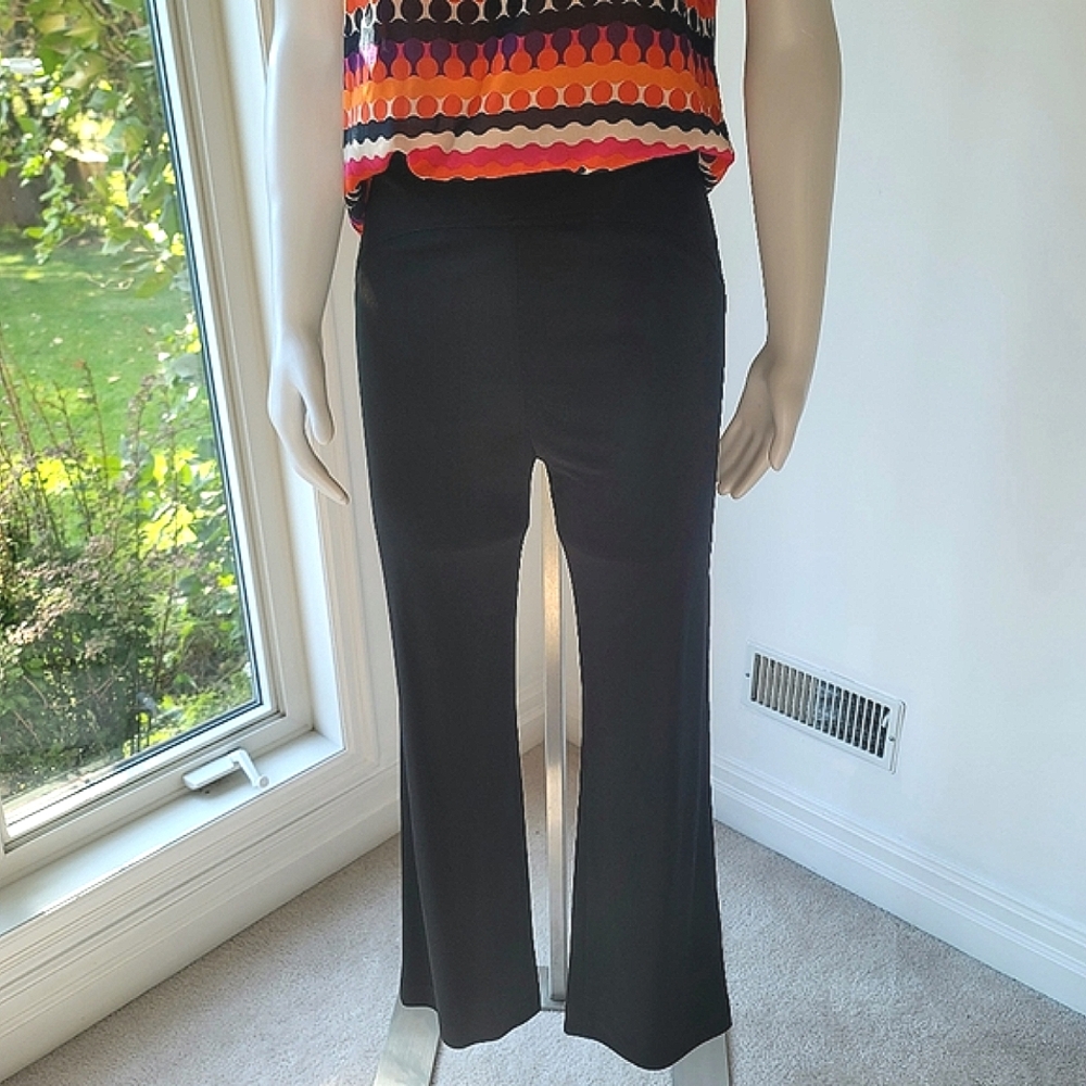 Sandra Angelozzi Black Flare Trousers Size 32